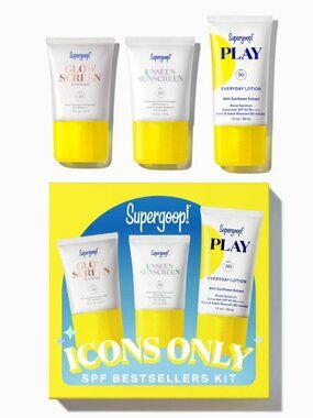 Supergoop Icons Only Sunscreen SPF Bestsellers Kit